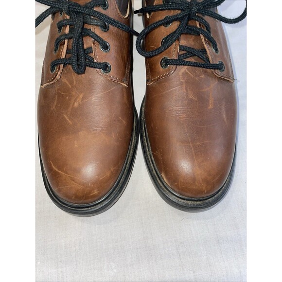 Redwing Men’s Work Shoes Size 11.5 B Brown Leather Oxfords Workwear Rugged